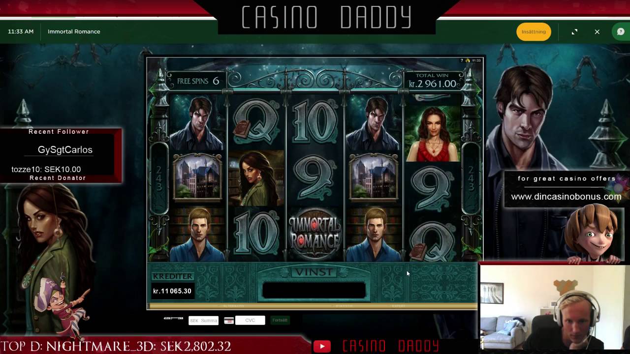 MEGA WIN! - Immortal Romance - Casino streaming