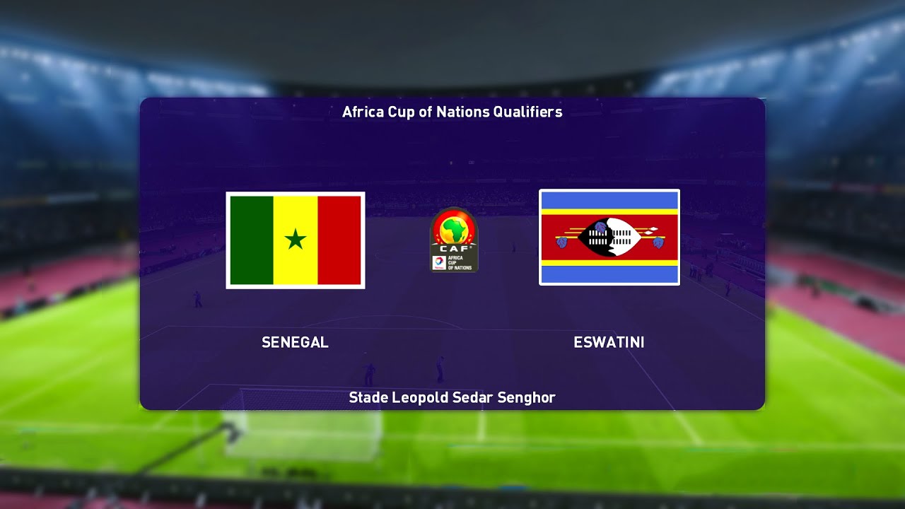 ⚽ Senegal vs Eswatini ⚽ | Africa Cup of Nations Qualifiers (30/03/2021) | PES 2021
