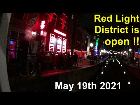 Amsterdam Red Light District is OPEN!!!!!