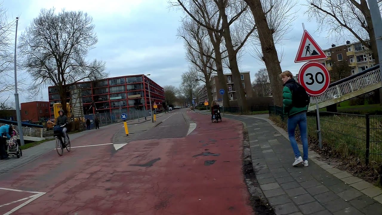Bike Riding In Groningen 15-01-21 Part 2 (Mooiland-Korreweg) | Dutch Bike Blogger