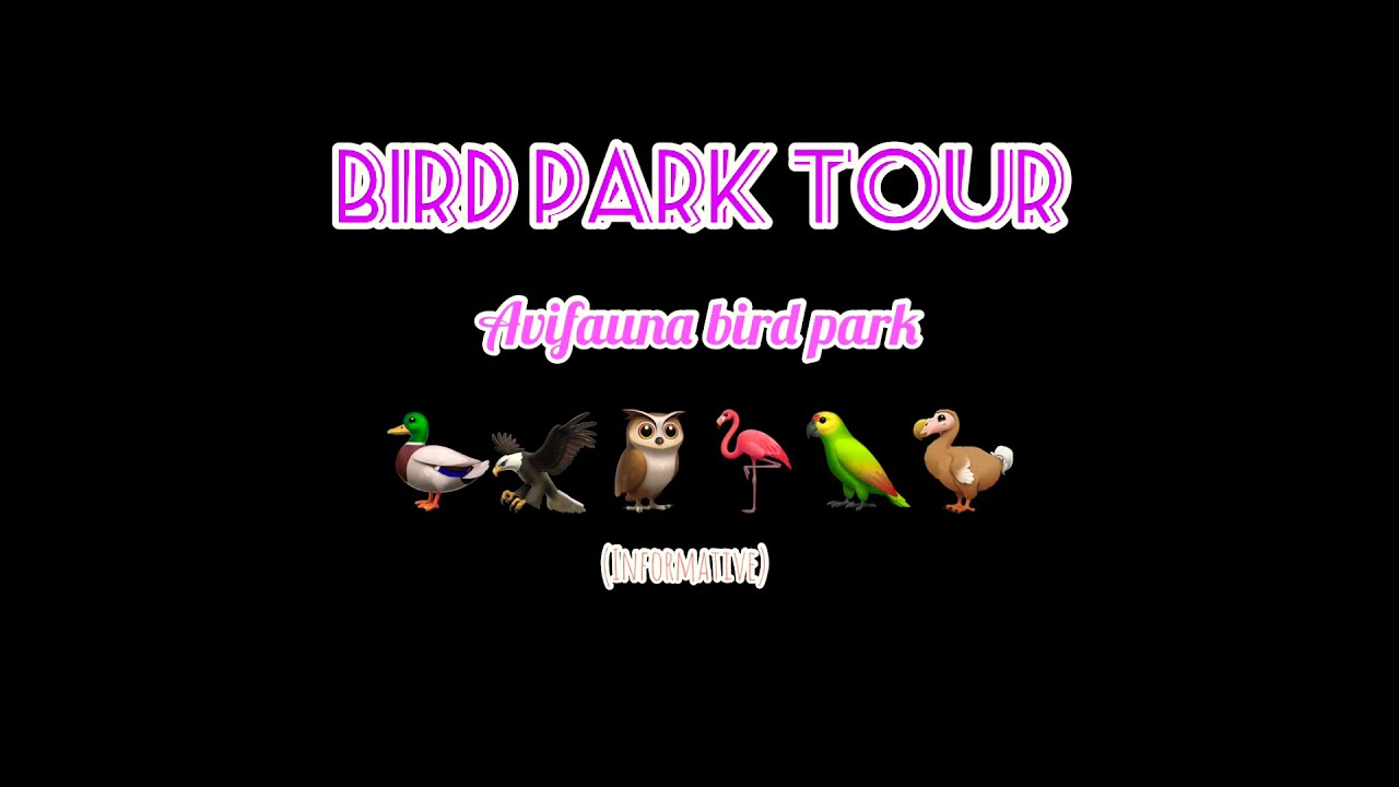 Bird Park tour (with details) | Vogelpark Avifauna | Alphen aan den Rijn, The Netherlands