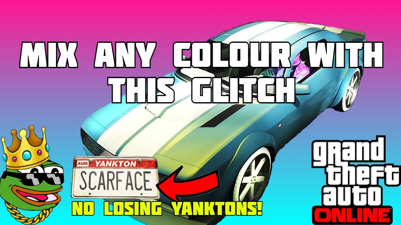 GTA 5 ONLINE | HOW TO MIX ANY PAINT GLITCH | CREATE AWESOME COLOURS !!!
