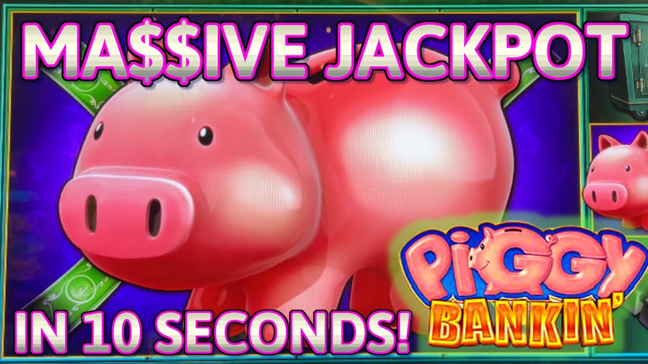 HIGH LIMIT Lock It Link Piggy Bankin' MASSIVE HANDPAY JACKPOT ?$50 Bonus Round Slot Machine Casino
