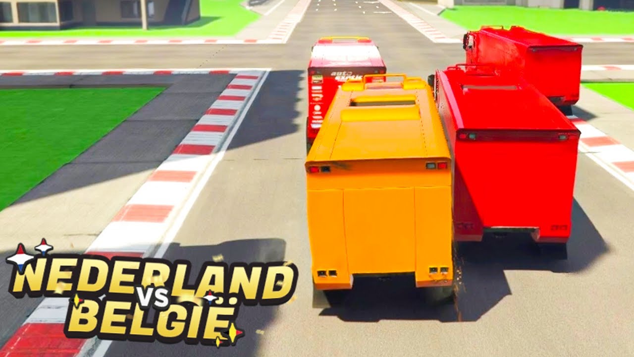 IK VIND DIT NIET LEUK...! // België vs Nederland #2 (GTA V Online Races)