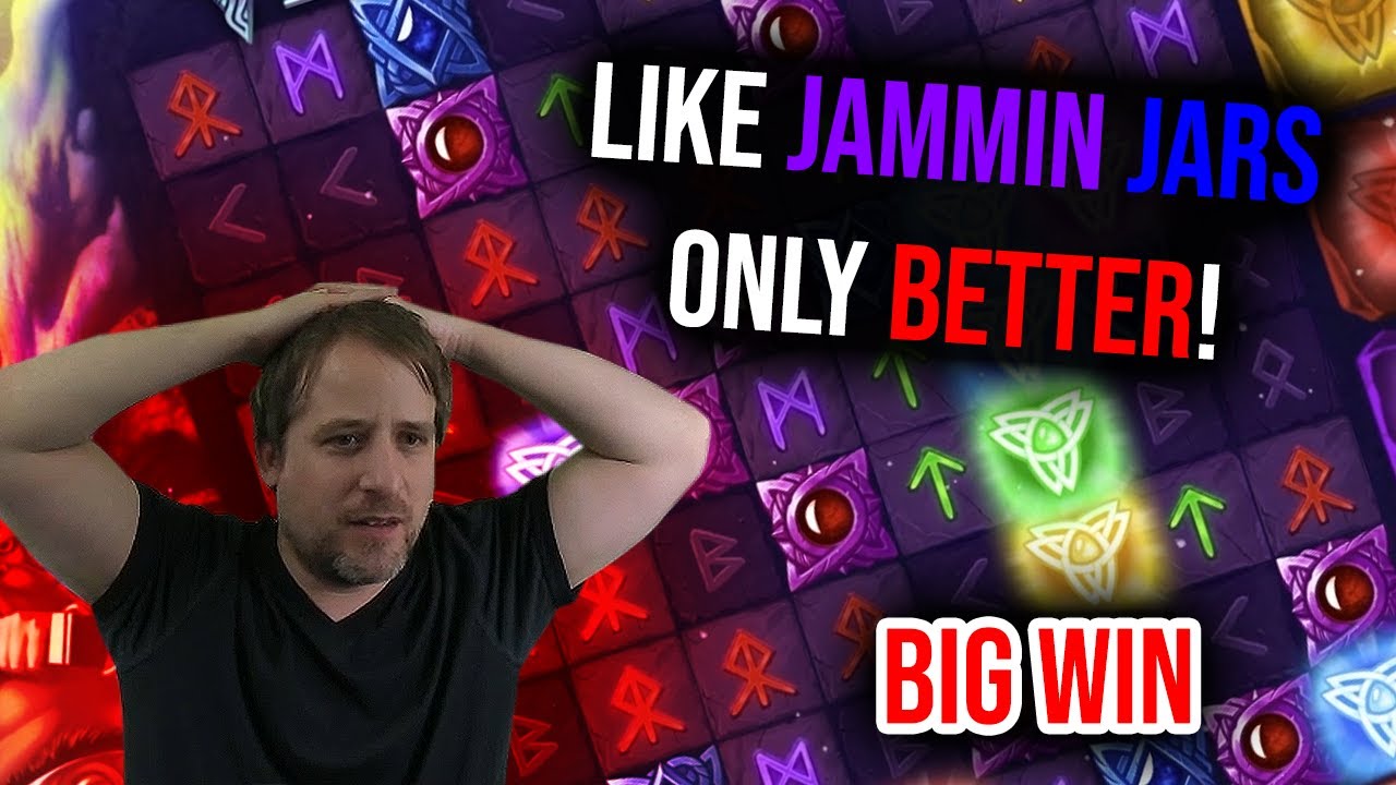 JAMMIN JARS 2??? | MEGA CASINO BIG WIN ON VIKING RUNES | Yggdrasil (True Lab)