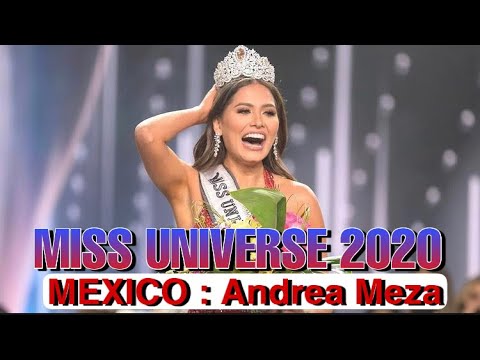 JUST IN: Newly Crowned Miss Universe 2020 Miss Mexico Andrea Meza WINNER