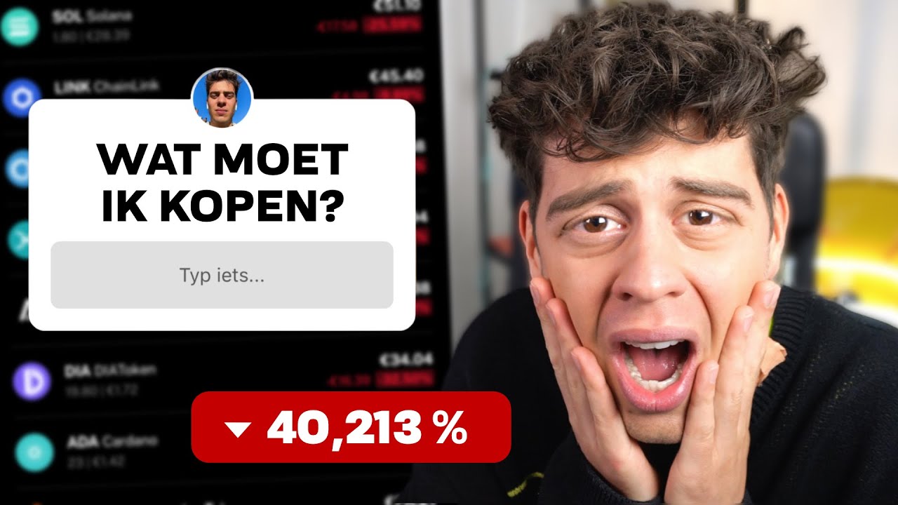 Mijn volgers bepalen welke crypto ik voor €1000 moet kopen