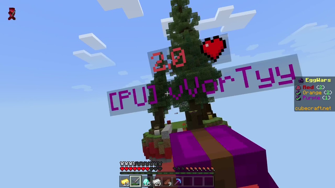 Minecraft EGGWARS #23 WINNEN ZONDER EI!?