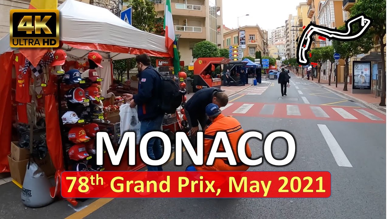 Monte-Carlo, Monaco • F1 Grand Prix 2021 • Côte d'Azur • May 22, 2021 • 360° Virtual Tour 4K HDR