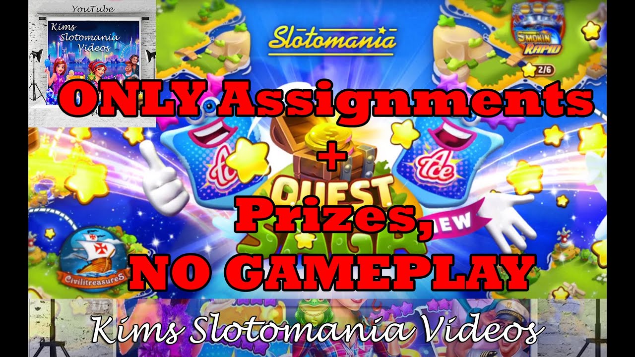 **SlotoQuest Saga Island 27 games 1 till 4, only assignments+prizes #Slotomania #SlotoQuest #Saga
