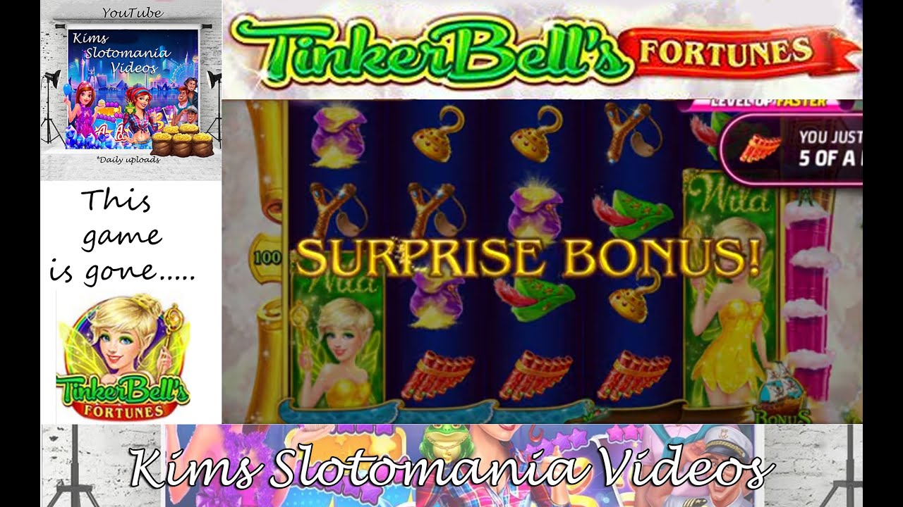 *Slotomania Tinkerbells fortunes(gone), free spins at 10b bet #Slotomania #oldgame #Tinkerbell