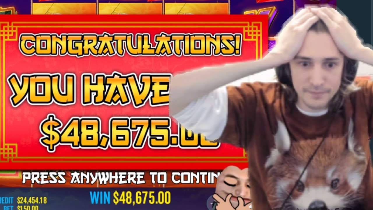 XQC Wins $50,000+ Dollars Gambling