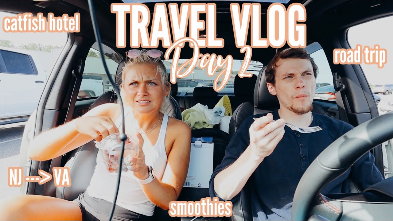 TRAVEL VLOG DAY 2: smoothies, driving on water, and virginia beach