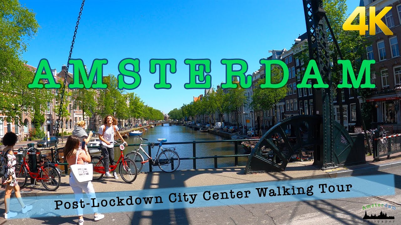 4K HDR | Amsterdam Walking Tour | Post- lockdown! | City Center Nieuwmarkt to Artis  Live Cam Spring
