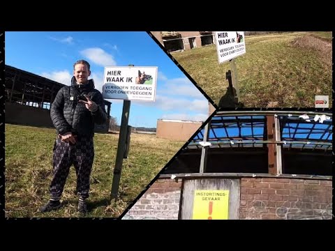 [4K] VERLATEN STEENFABRIEK+ARBEIDERSWONINGEN,IK VAL IN WATER  #3
