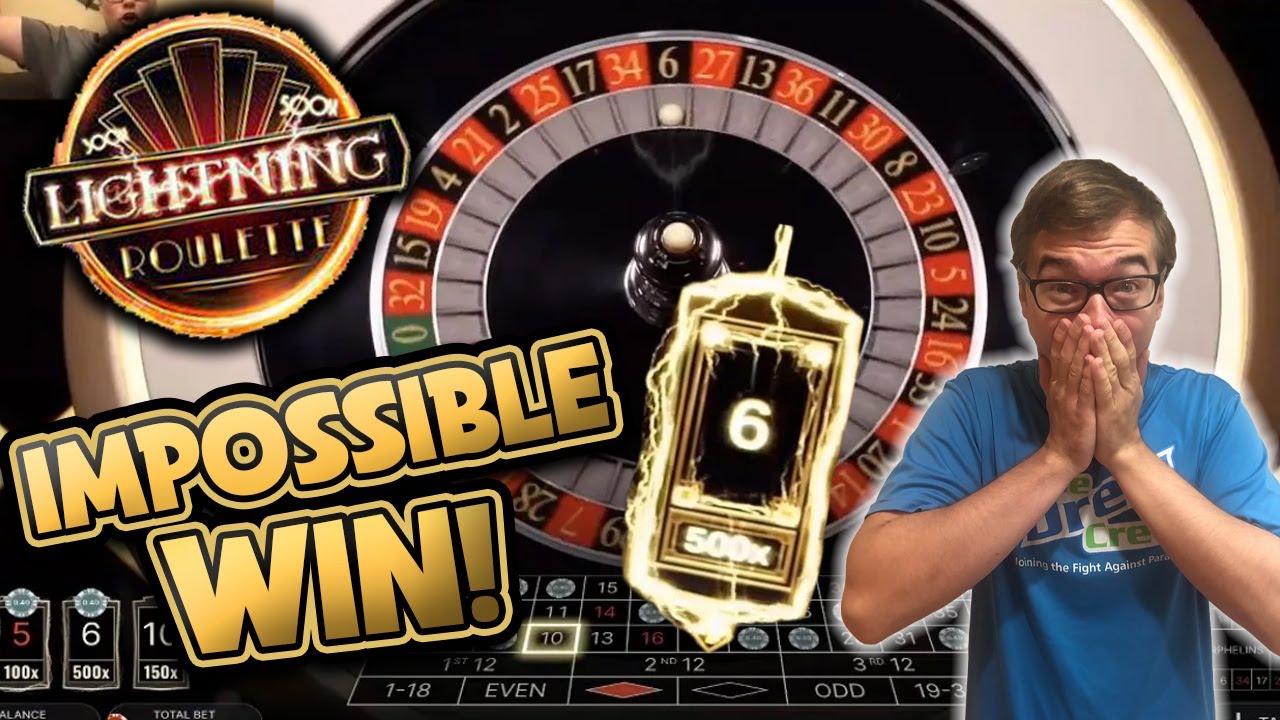 500X LIGHTNING ROULETTE WIN! Live Casino Games