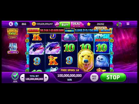 -Big White, free spins, 100b bet @ slotomania