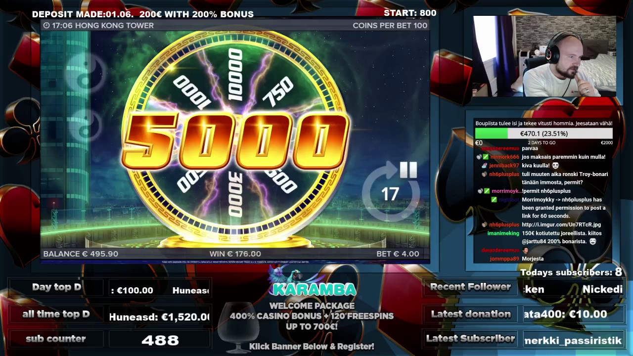 Big Win From Hong Kong Tower Bonus Game