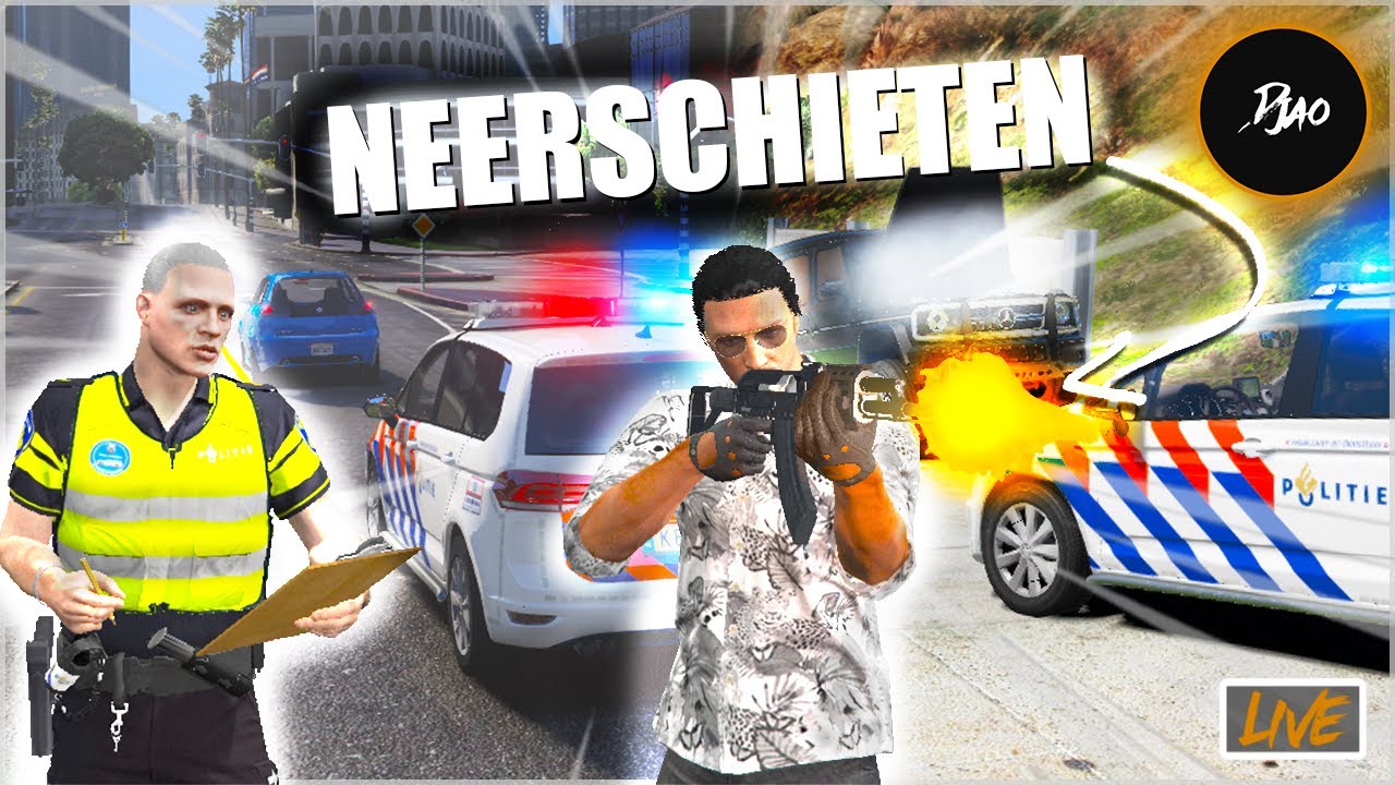 CRIMINELEN MET WAPENS NEERSCHIETEN! - TeDeApolis RolePlay