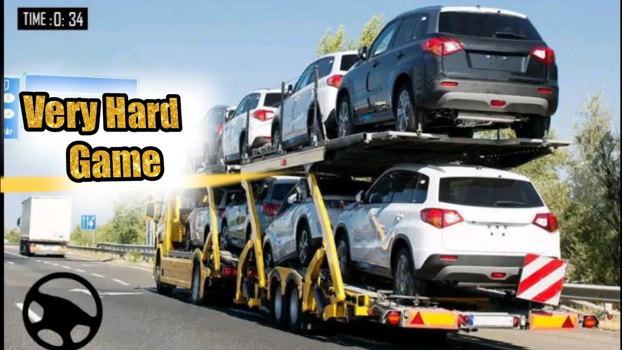 Car Carrier Truck Cargo Simulator Game 2020 // Best Trailer Truck Transport Game - Android Gameplay