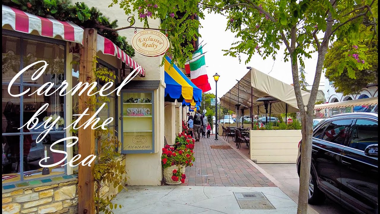 Carmel-by-the-Sea - California USA - Walking Tour 2021 [4K]