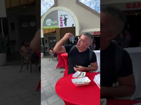 Eating RAW Herring? in ARUBA!