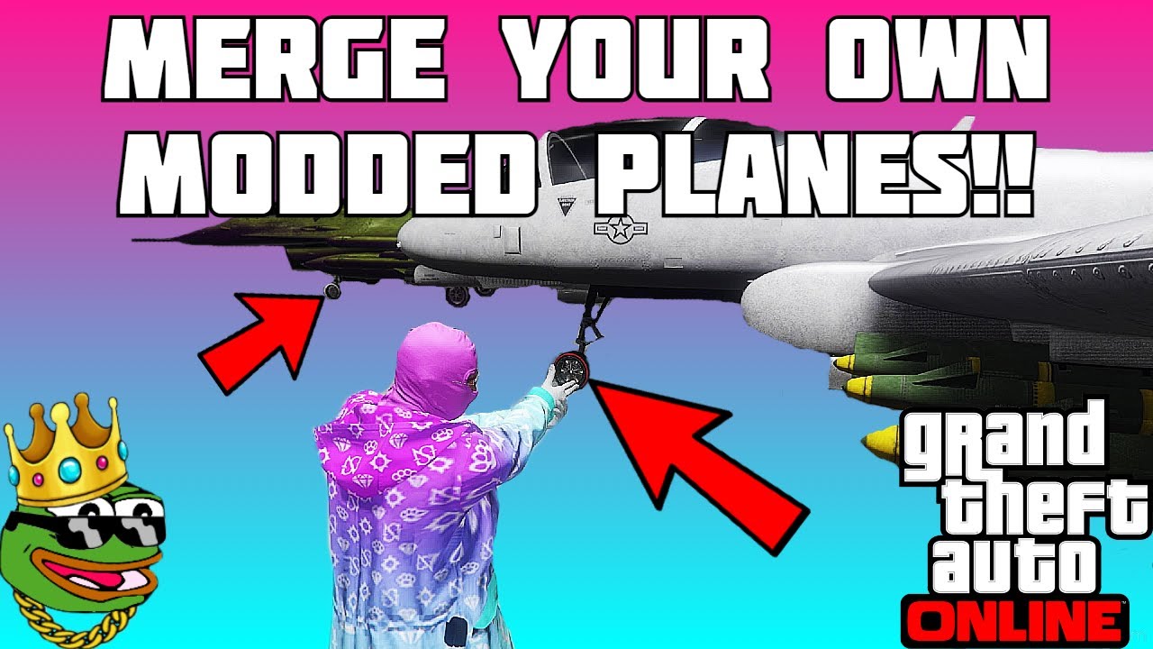 GTA 5 ONLINE | HOW TO MERGE PLANES AND HELICOPTERS & SAVE !!!