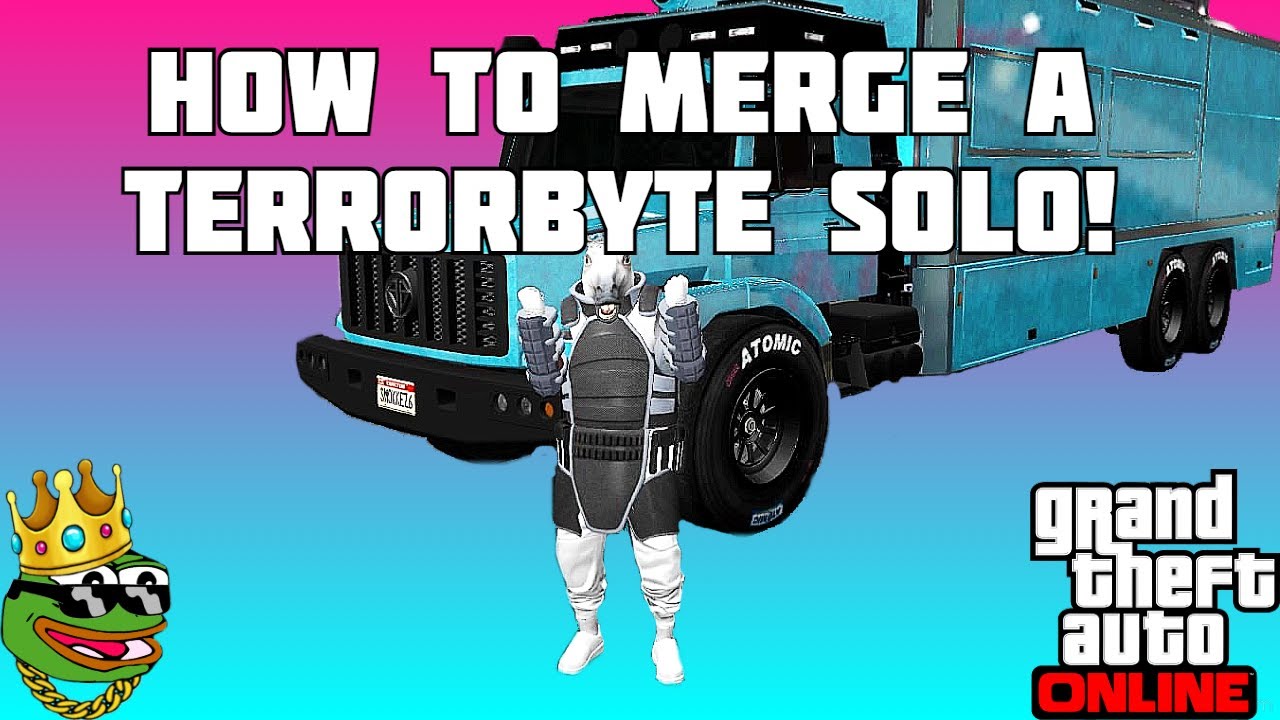 GTA 5 ONLINE | HOW TO SOLO MERGE A TERRORBYTE !! FOR THE NEW MERGES !!!