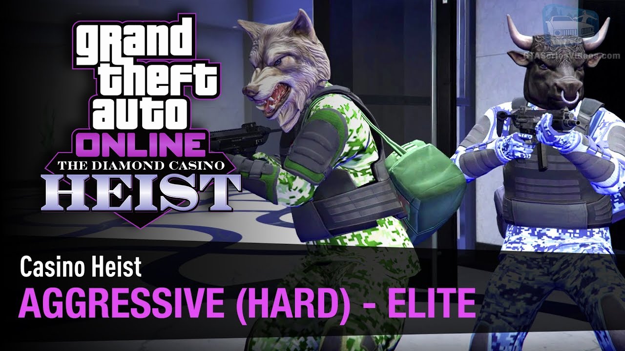 GTA Online Casino Heist "Aggressive" 2-Players (Elite & Smash & Grab in Hard Mode)