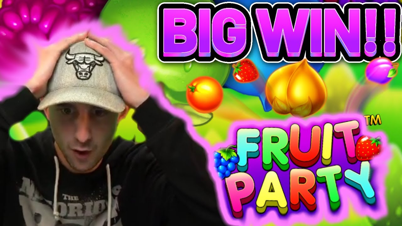 HUGE WIN!! FRUIT PARTY BIG WIN - €5 bet on Casino slot from CasinoDaddys stream