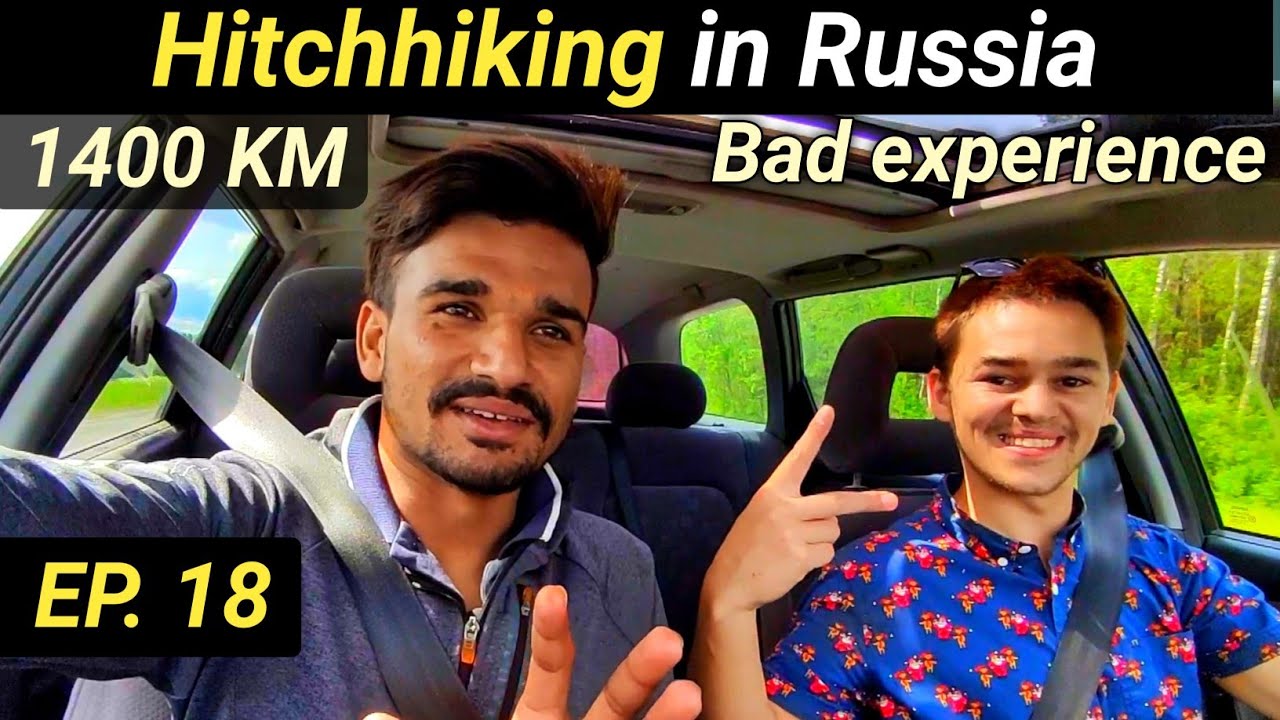 Hitchhiking in Russia / Bad experience / 1400 KM / Murmansk / Second Day / Travel with Praj
