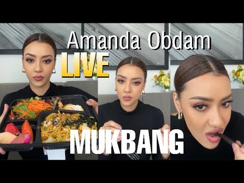 LIVE MUKBANG! Miss Thailand Amanda Amanda Obdam MISS UNIVERSE THAILAND 2020