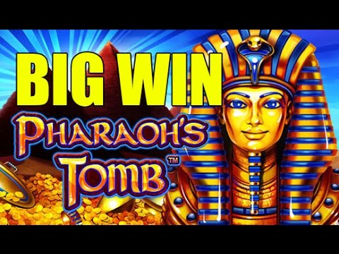 ONLINE CASINO Pharaoh's Tomb Big Win - mega win - (betsize example 2 euro bet) - Epic reactions