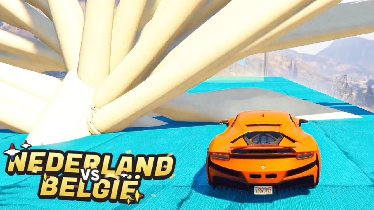 ONMOGELIJKE MODDED RACE! // België vs Nederland #8 (GTA V Online Races)