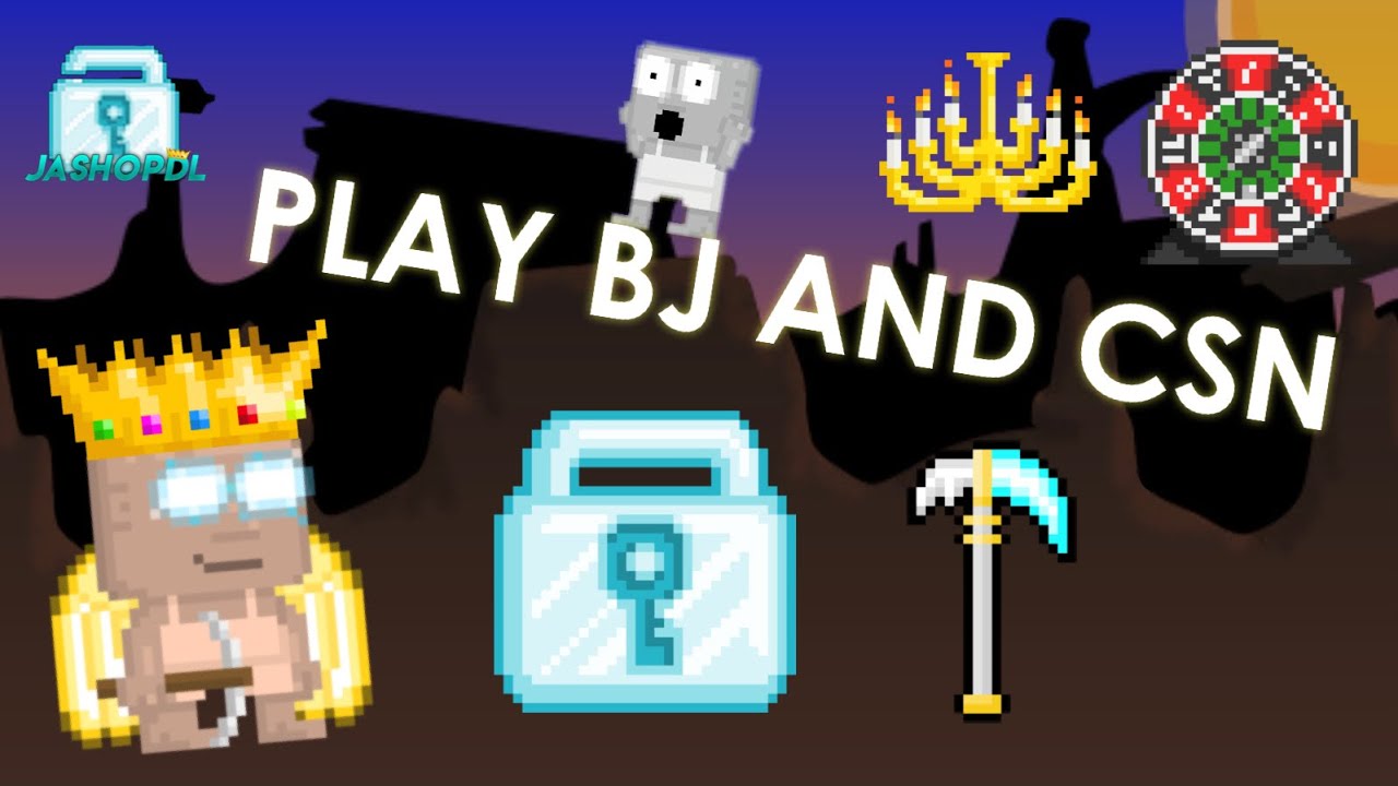 PLAYING BLACKJACK + CSN! EASY WIN :) | Growtopia Casino