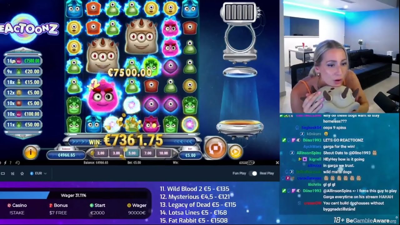 ...REACTOONZ ? TOP MEGA, BIG WINS OF THE WEEK ? BEST ONLINE CASINO SLOT