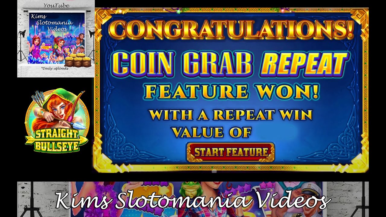 *Slotomania Straight bullseye, coin grab, 6.5b repeat win #Slotomania #Shorts