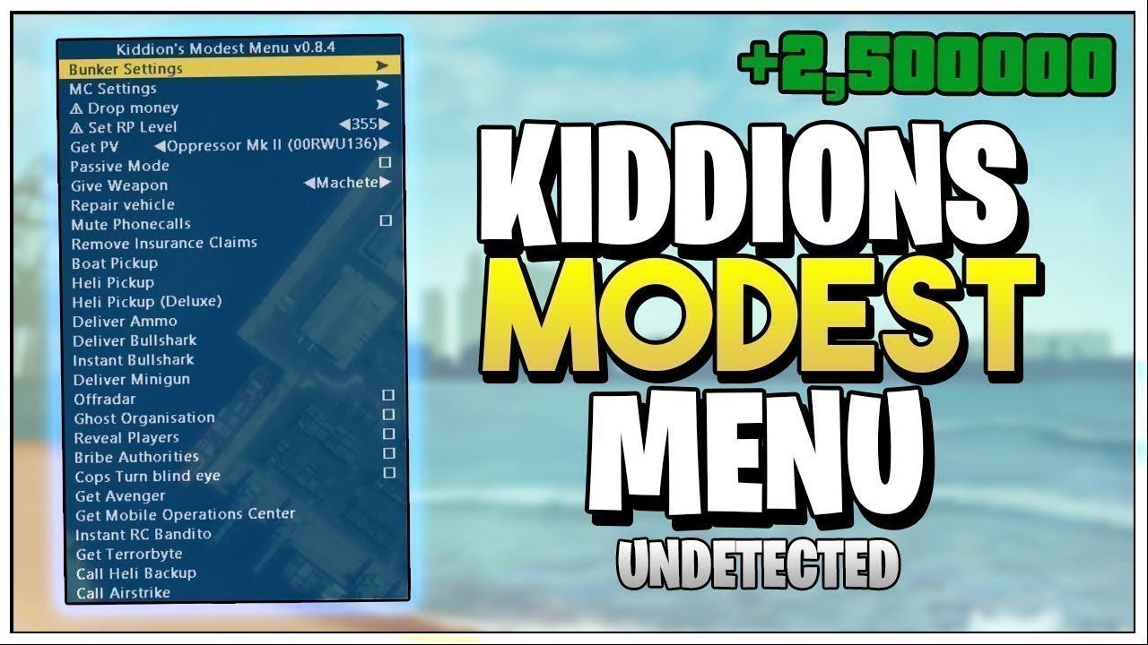 Tutorial - GTA5 ONLINE cheat  hack download free + undetected may mod MENU FREE MONEY how to get