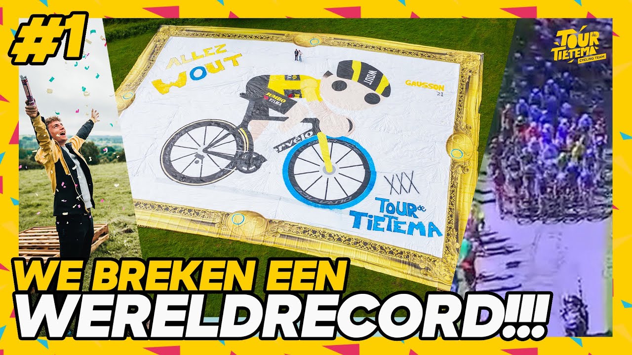 WE MAAKTEN HET GROOTSTE KUNSTWERK OOIT! | TOUR DE FRANCE 2021 #1