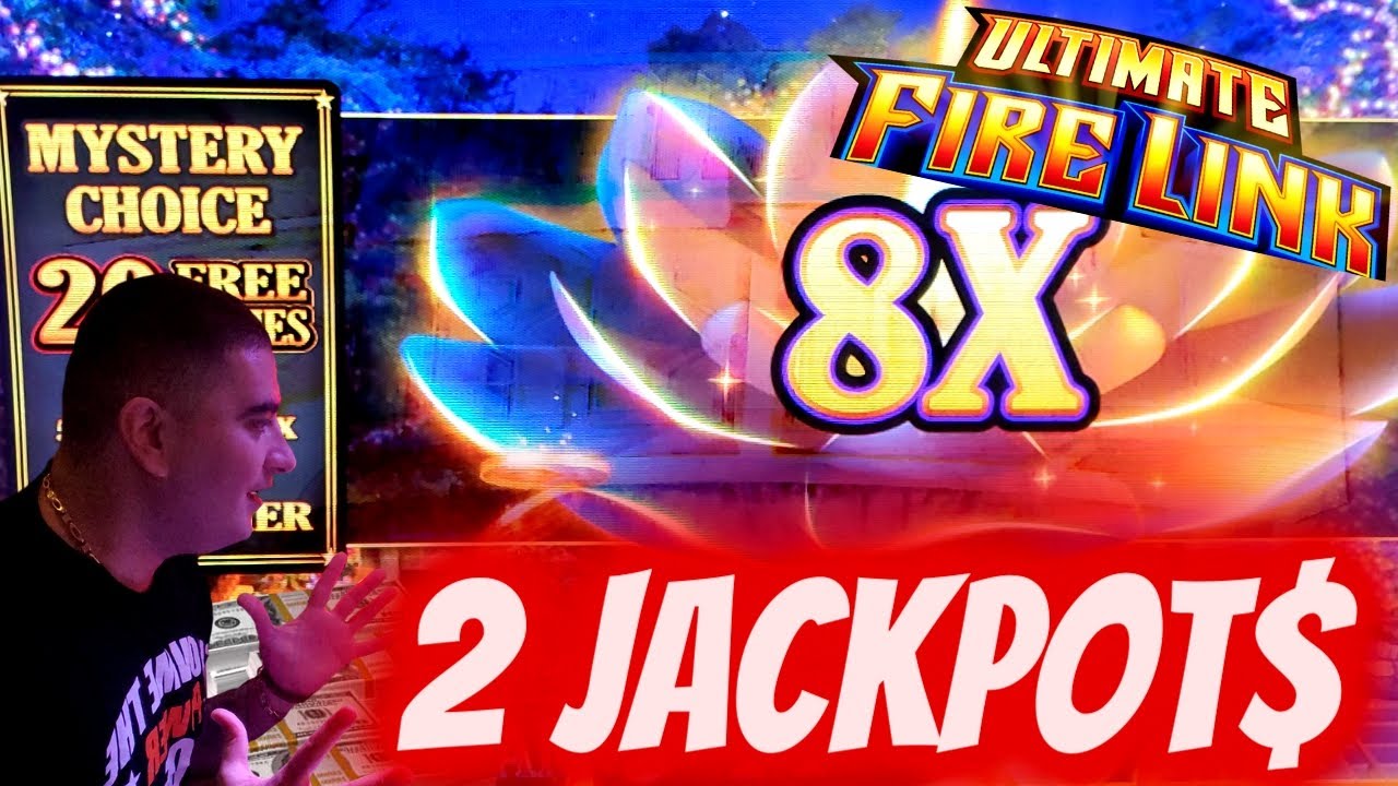 2 HANDPAY JACKPOTS On Ultimate Fire Link Slot ! Las Vegas Casino JACKPOTS