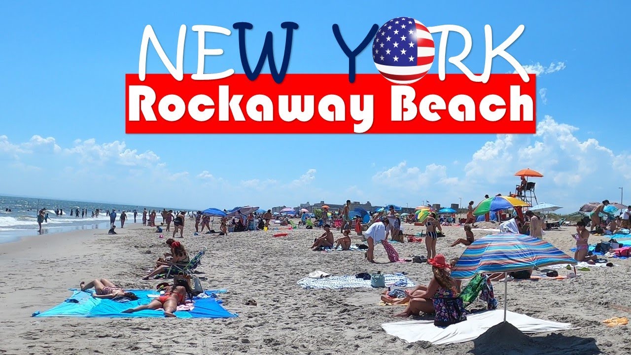 [4K]??NYC Rockaway Beach 2021 | Family Summer Vacation during Hot Day in Queens NY?YOU