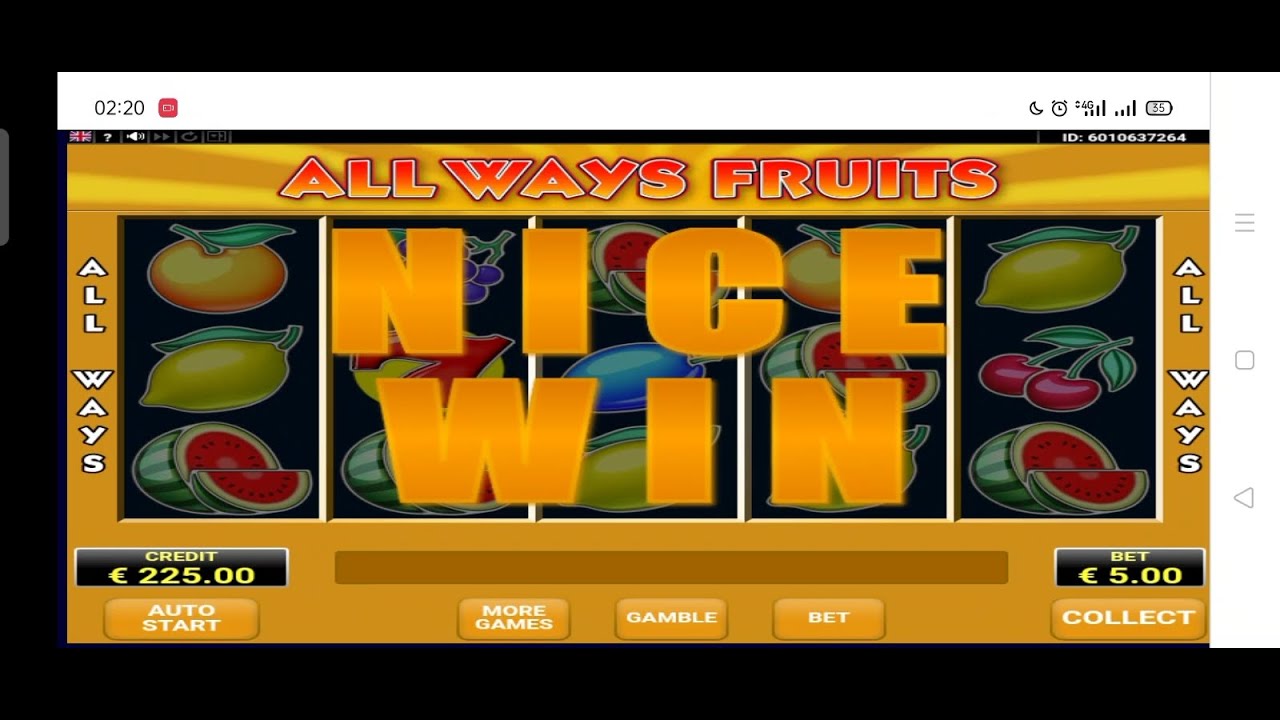 ALLWYS FRUITS GRAND NICE WIN pop slot casino gameفي آخر ضربة رجعتنا في اخر ضربة