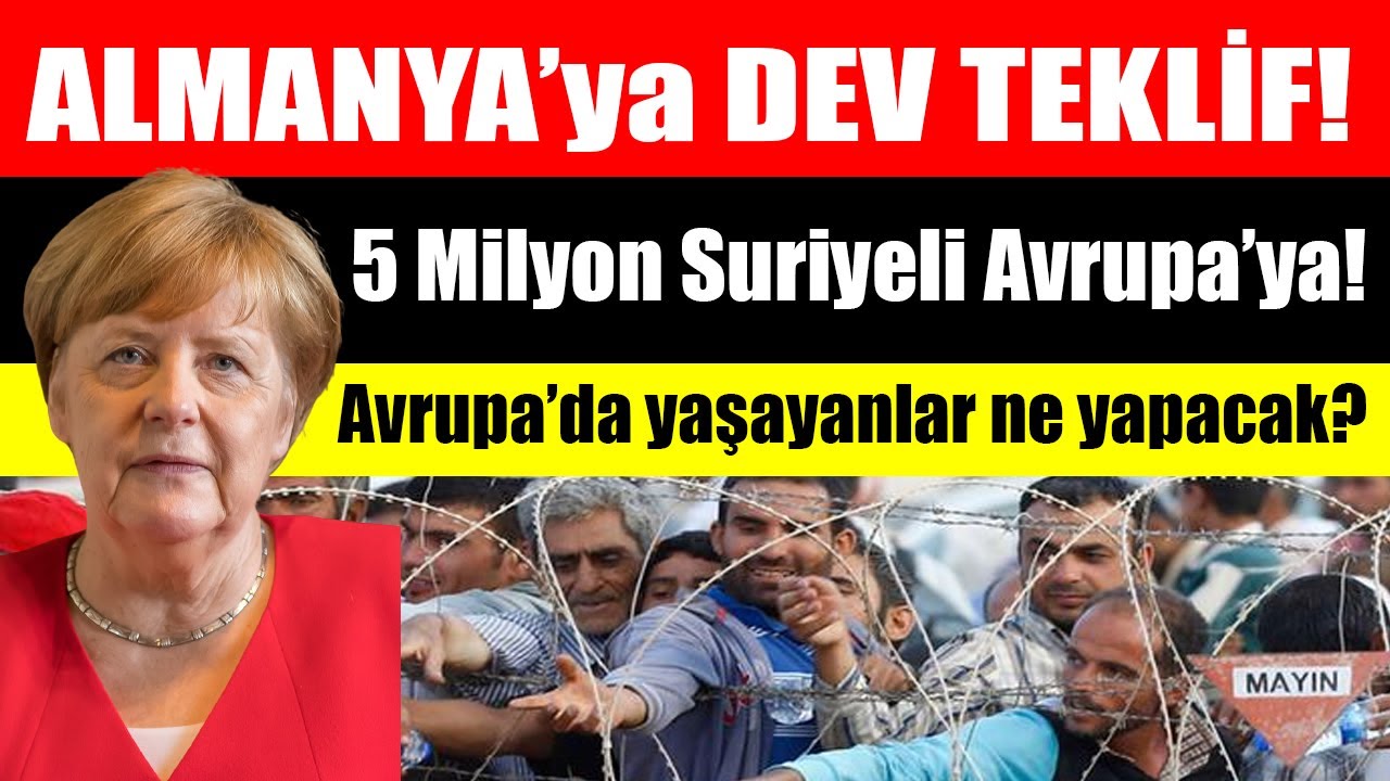 Almanya, İsviçre, Hollanda, Belçika, İsveç, Avusturya, Norveç, Danimarka'ya Suriyeliler akın edecek!
