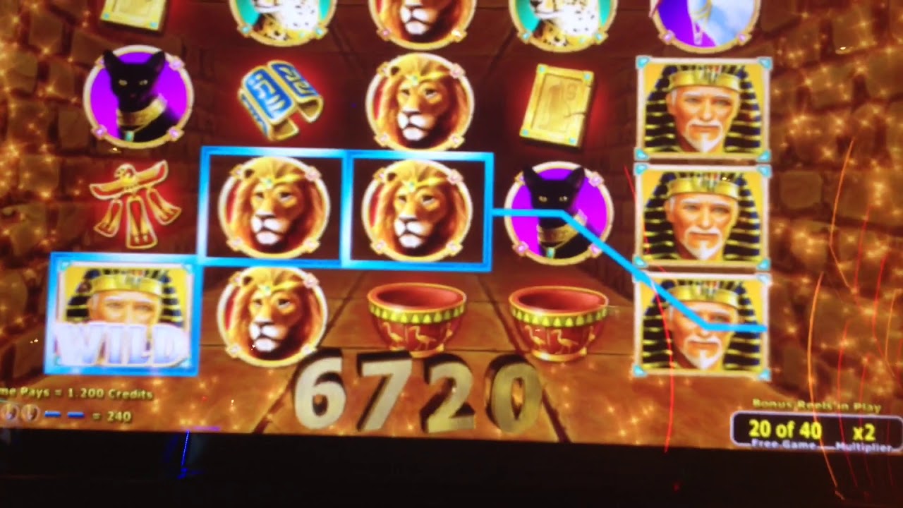 Bonus with Retrigger on Pharao at Holland Casino