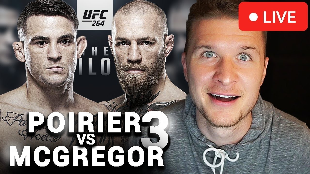 Conor McGregor vs Dustin Poirier 3 LIVESTREAM Watch Party!! UFC 264 l W.A.D.E. Concept