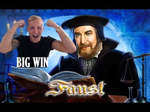 Faust BIG WIN - HUGE WIN - Casino Games from LIVE Stream