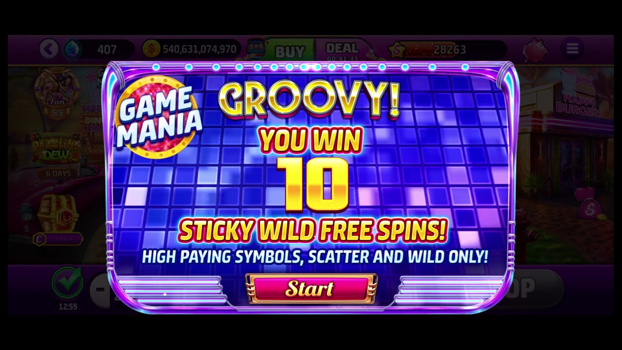 -Fun 69, sticky wild free spins(gamemania), 25b bet @ slotomania