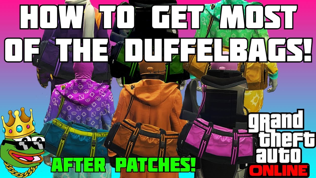 GTA 5 ONLINE | HOW TO GET & TRANSFER ALMOST ANY DUFFELBAG !!! [PS4]