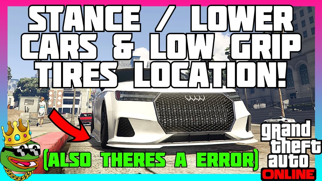 GTA 5 ONLINE | HOW TO LOWER CARS & GET DRIFT LOW GRIP TIRES !!! [TUNER DLC]