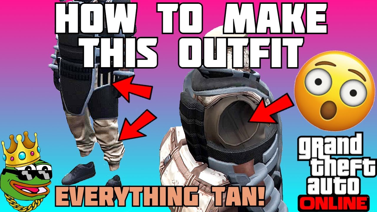 GTA 5 ONLINE | HOW TO MAKE THIS OUTFIT !!! INSANE TAN OUTFIT !!! [FULL TUTORIAL]
